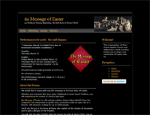 Tablet Screenshot of messageofeaster.org